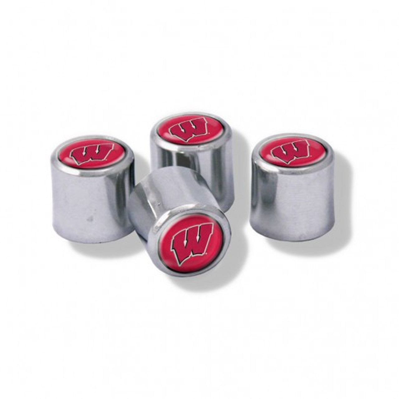 Wincraft Wisconsin Badgers Valve Stem Caps - Special Order Fan Gear NCAA Wisconsin Badgers