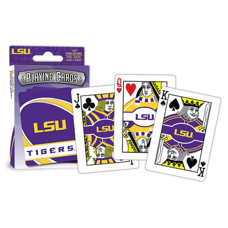 Masterpieces Puzzle Company LSU Tigers Logo Playing Cards Fan Gear NCAA LSU Tigers