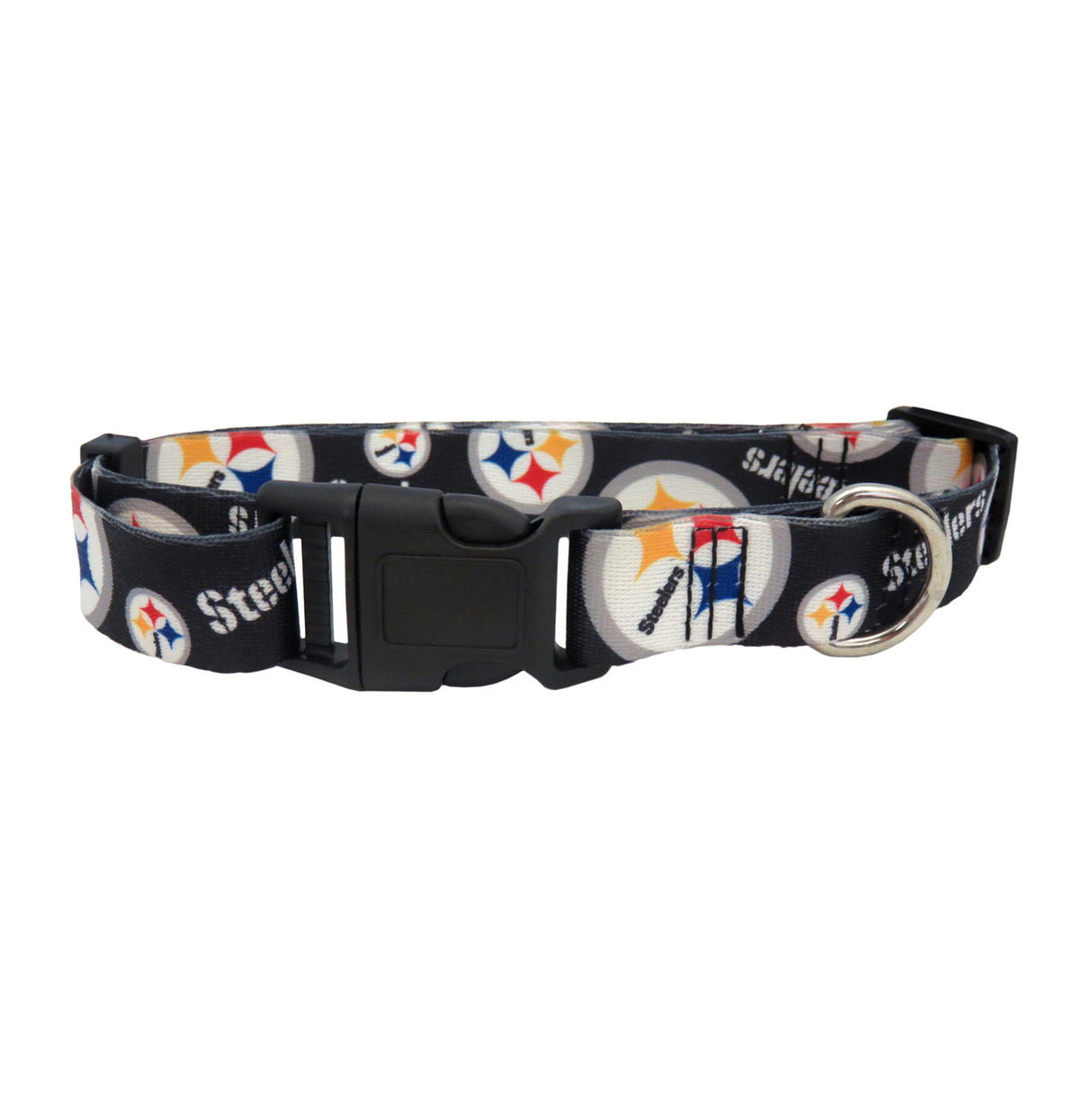 Little Earth Pittsburgh Steelers Pet Collar Size Large Fan Gear NFL Pittsburgh Steelers