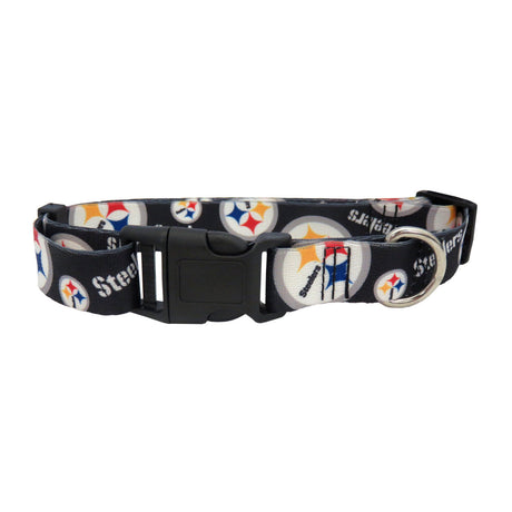 Little Earth Pittsburgh Steelers Pet Collar Size Large Fan Gear NFL Pittsburgh Steelers