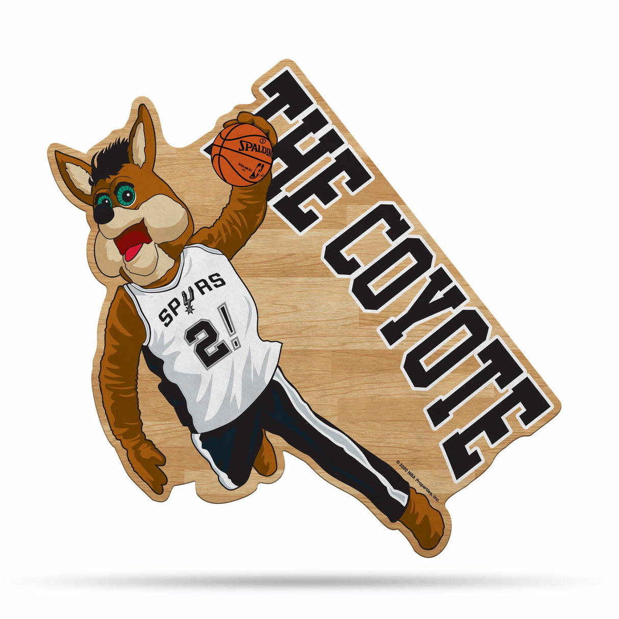 Rico Industries San Antonio Spurs Pennant Shape Cut Mascot Design - Special Order Fan Gear NBA San Antonio Spurs