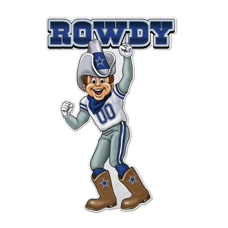 Rico Industries Dallas Cowboys Pennant Shape Cut Mascot Design Fan Gear NFL Dallas Cowboys