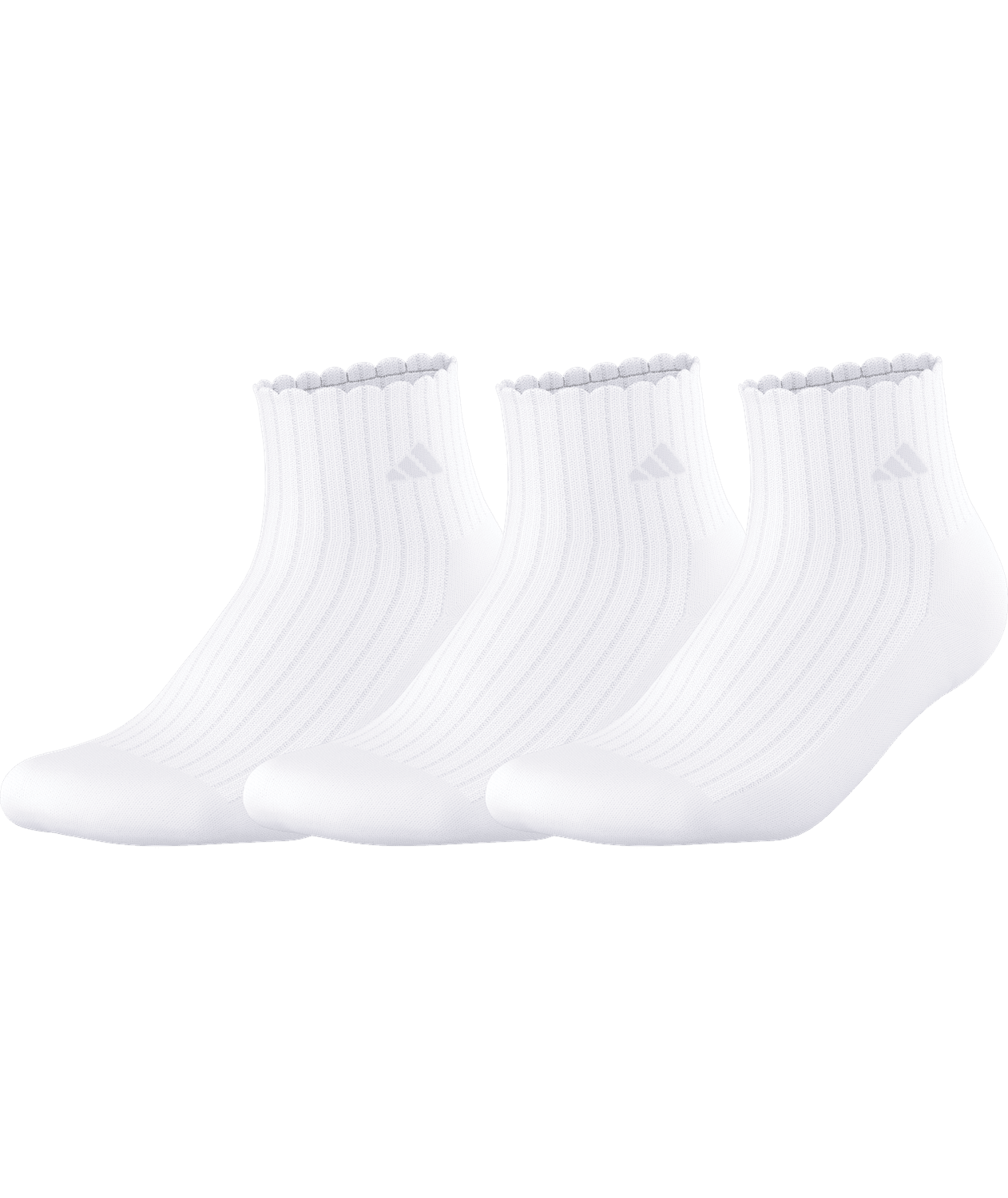 adidas Women's Sport Fashion Quarter Socks 3 Pairs Unisex Accessories Socks