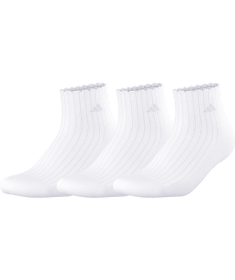 adidas Women's Sport Fashion Quarter Socks 3 Pairs Unisex Accessories Socks