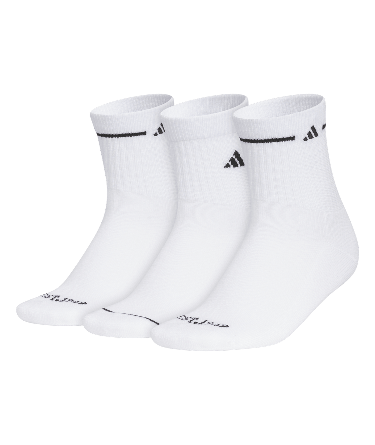 adidas Cushioned Sport 3.0 High Quarter Socks 3 Pairs Unisex Accessories Socks