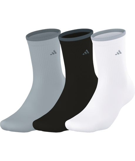 adidas Women's Cushioned Comfort 2.0 Crew Socks 3 Pairs Unisex Accessories Socks