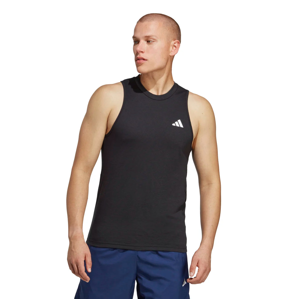 adidas Men's Train Essentials Sleeveless Logo T-Shirt Mens Apparel Shirts & Tops