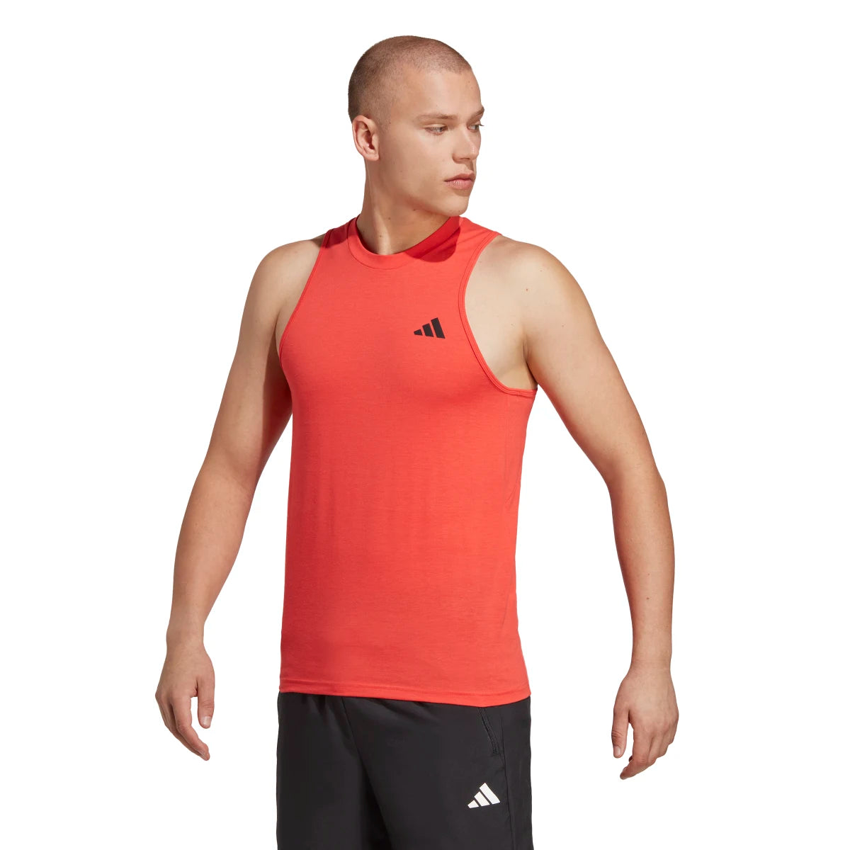 adidas Men's Train Essentials Sleeveless Logo T-Shirt Mens Apparel Shirts & Tops