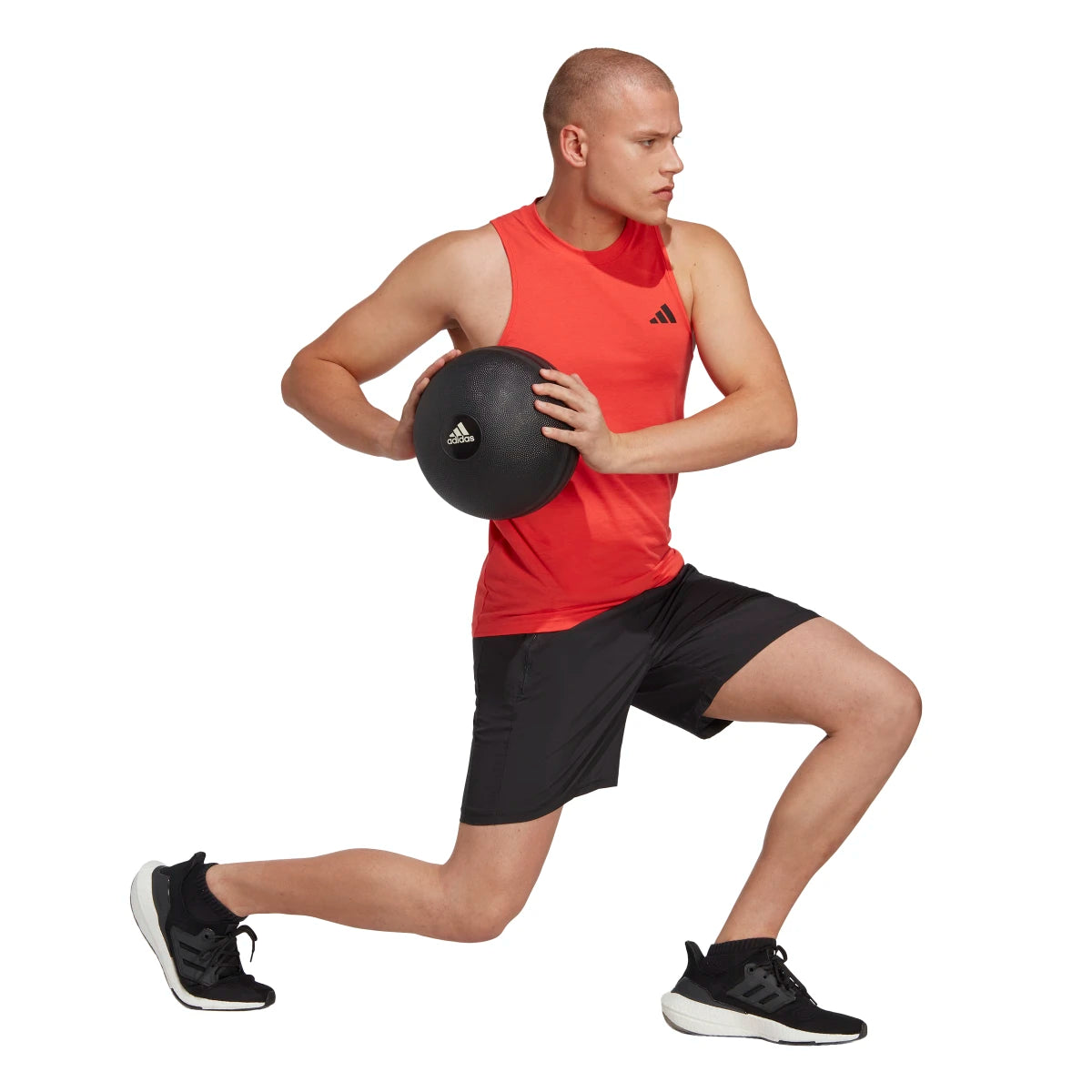 adidas Men's Train Essentials Sleeveless Logo T-Shirt Mens Apparel Shirts & Tops