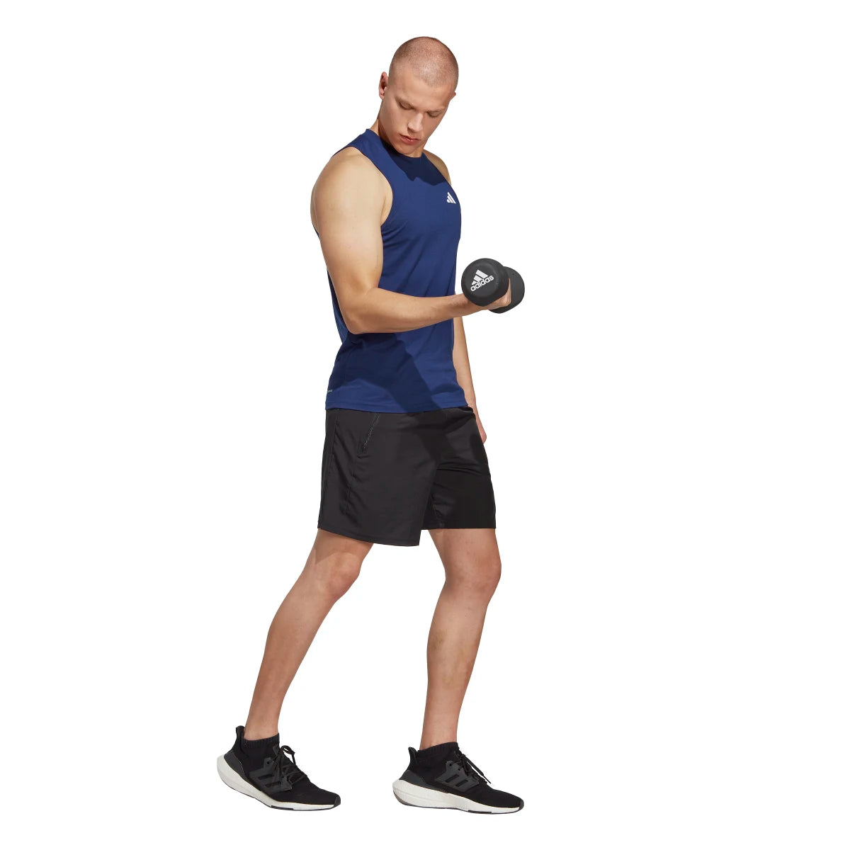 adidas Men's Train Essentials Sleeveless Logo T-Shirt Mens Apparel Shirts & Tops