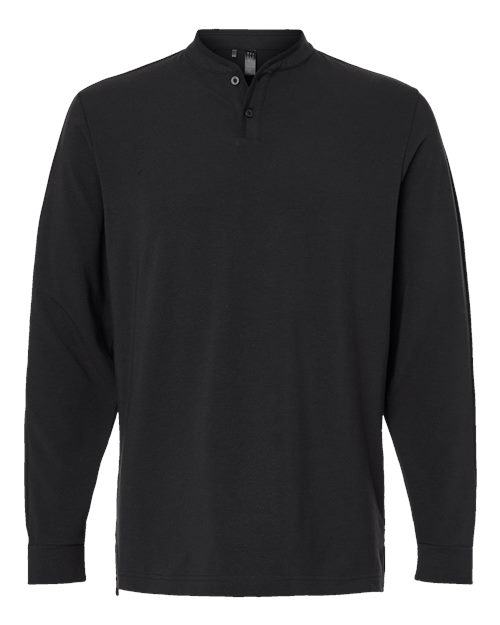 adidas Men's Henley Long Sleeve Tee-1