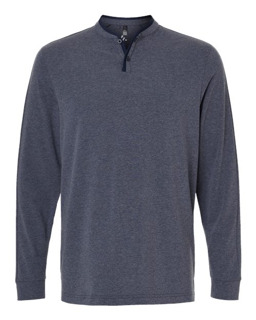 adidas Men's Henley Long Sleeve Tee-1