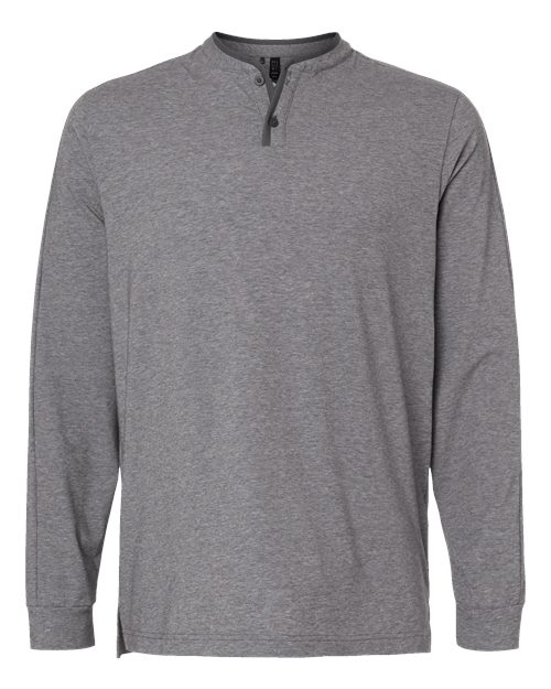 adidas Men's Henley Long Sleeve Tee-1