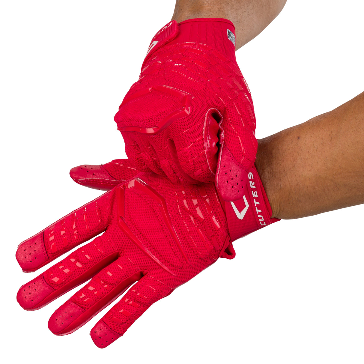Cutters Adult Gamer 5.0 Padded Receiver Gloves Football Gloves Adult