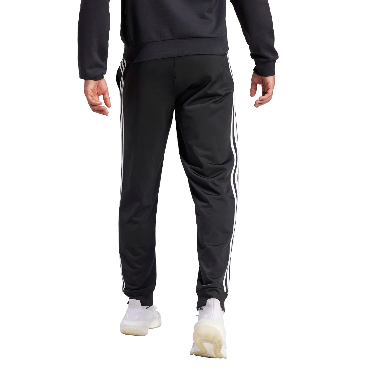 adidas Men's Essentials Warm-Up Tapered 3-Stripes Tracksuit Pants-3