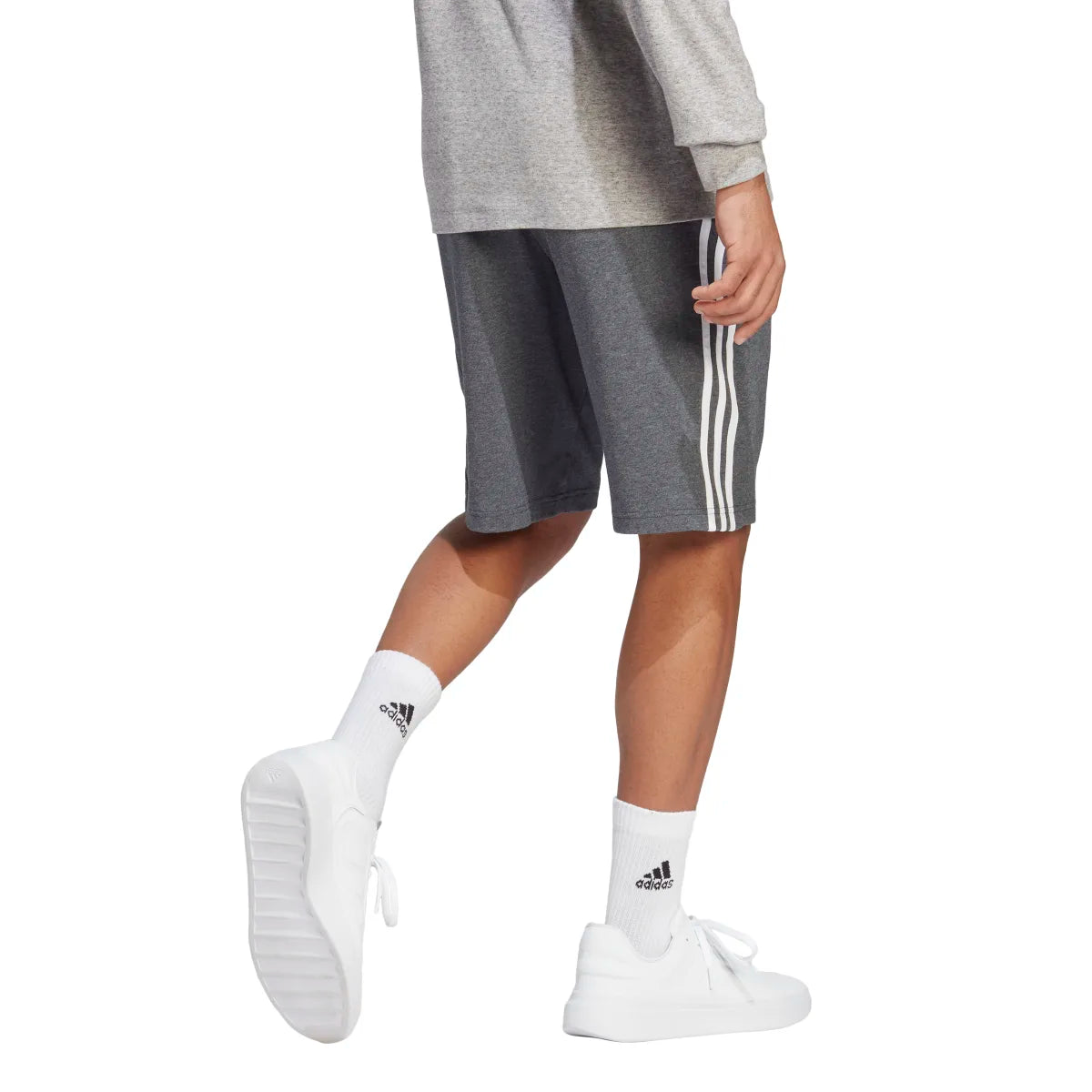 adidas Men's Essentials Single Jersey 3-Stripes Shorts-3