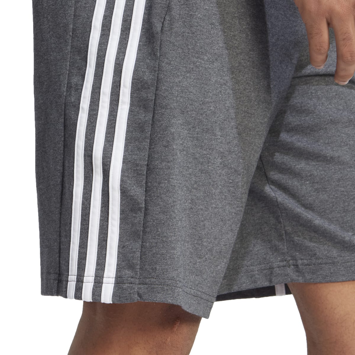 adidas Men's Essentials Single Jersey 3-Stripes Shorts Mens Apparel Shorts