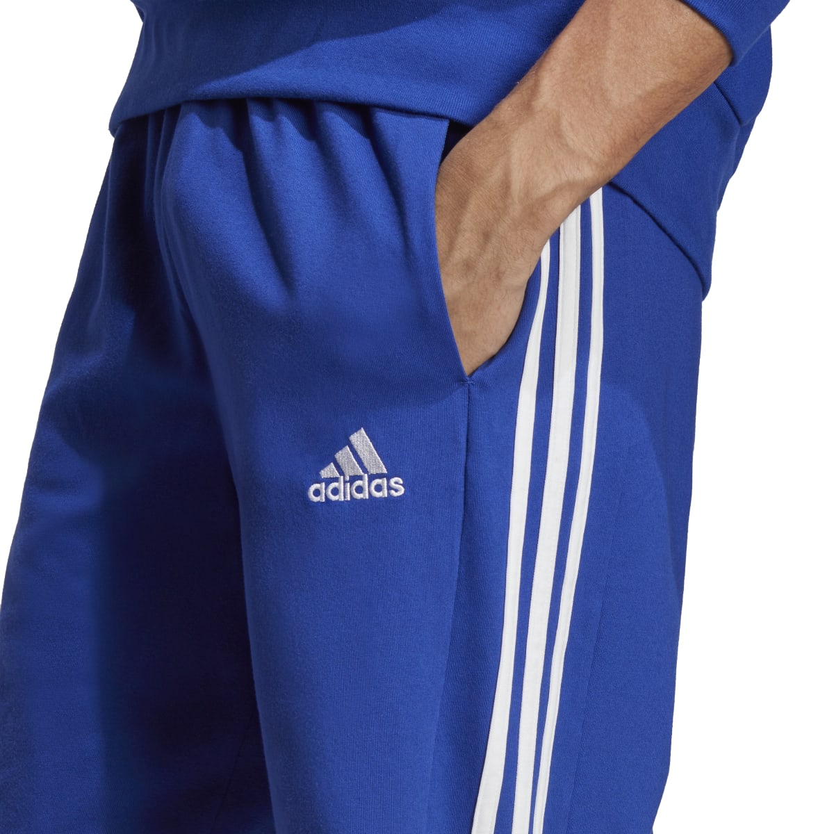 adidas Men's Essentials Single Jersey 3-Stripes Shorts-5