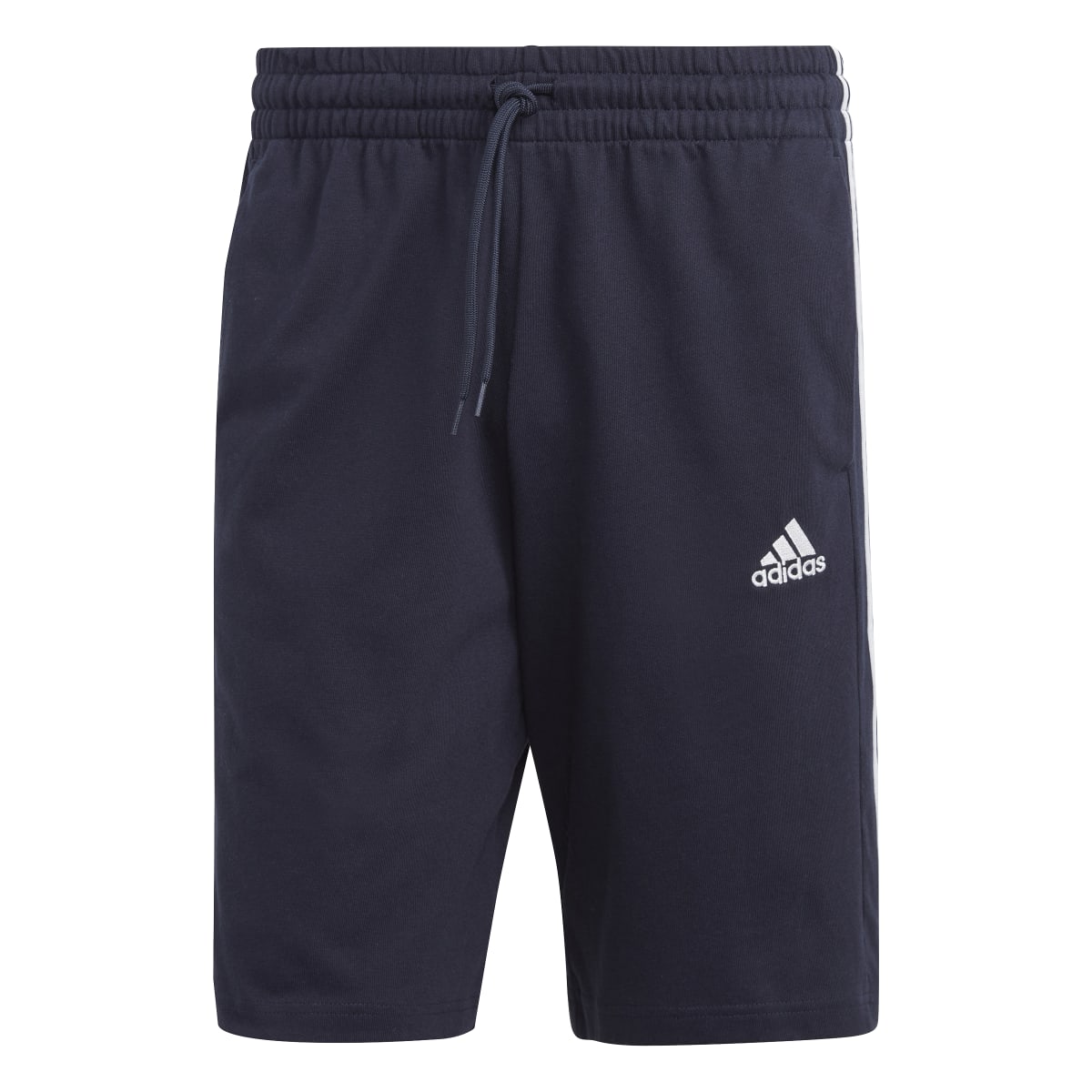 adidas Men's Essentials Single Jersey 3-Stripes Shorts-1