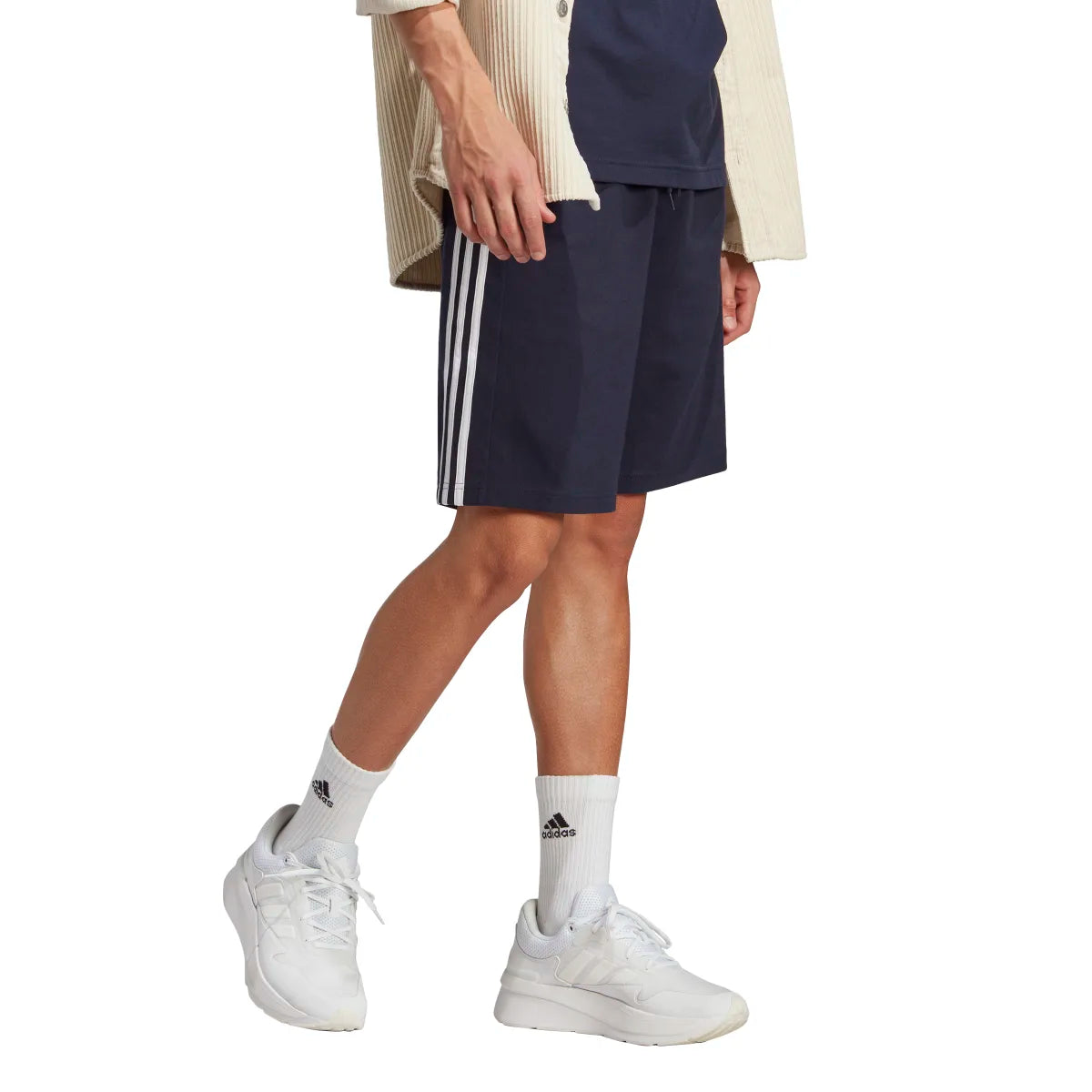 adidas Men's Essentials Single Jersey 3-Stripes Shorts-4