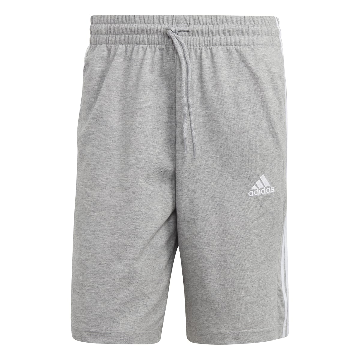adidas Men's Essentials Single Jersey 3-Stripes Shorts-1
