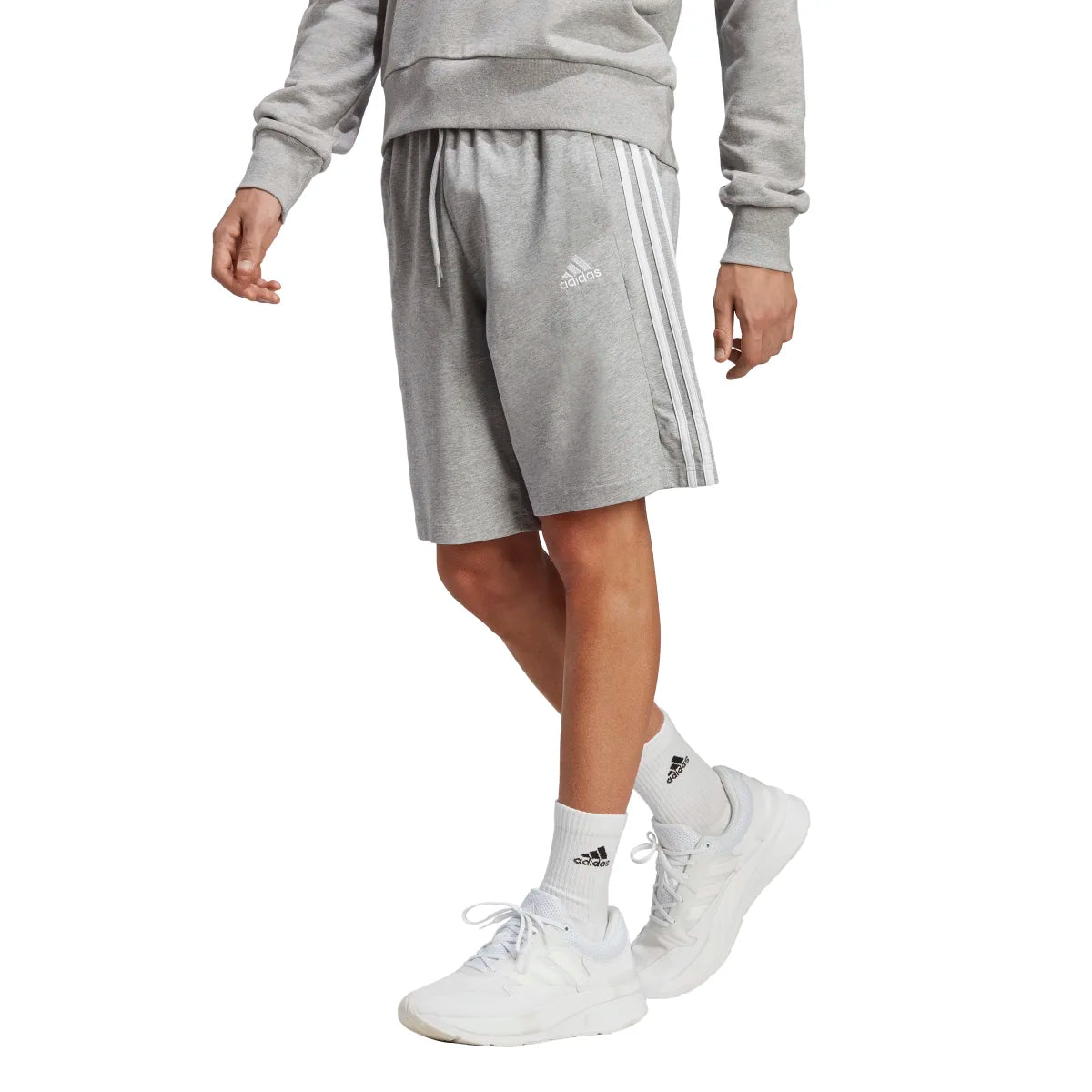 adidas Men's Essentials Single Jersey 3-Stripes Shorts-2