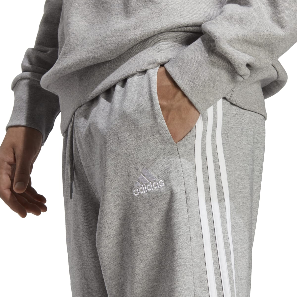 adidas Men's Essentials Single Jersey 3-Stripes Shorts Mens Apparel Shorts