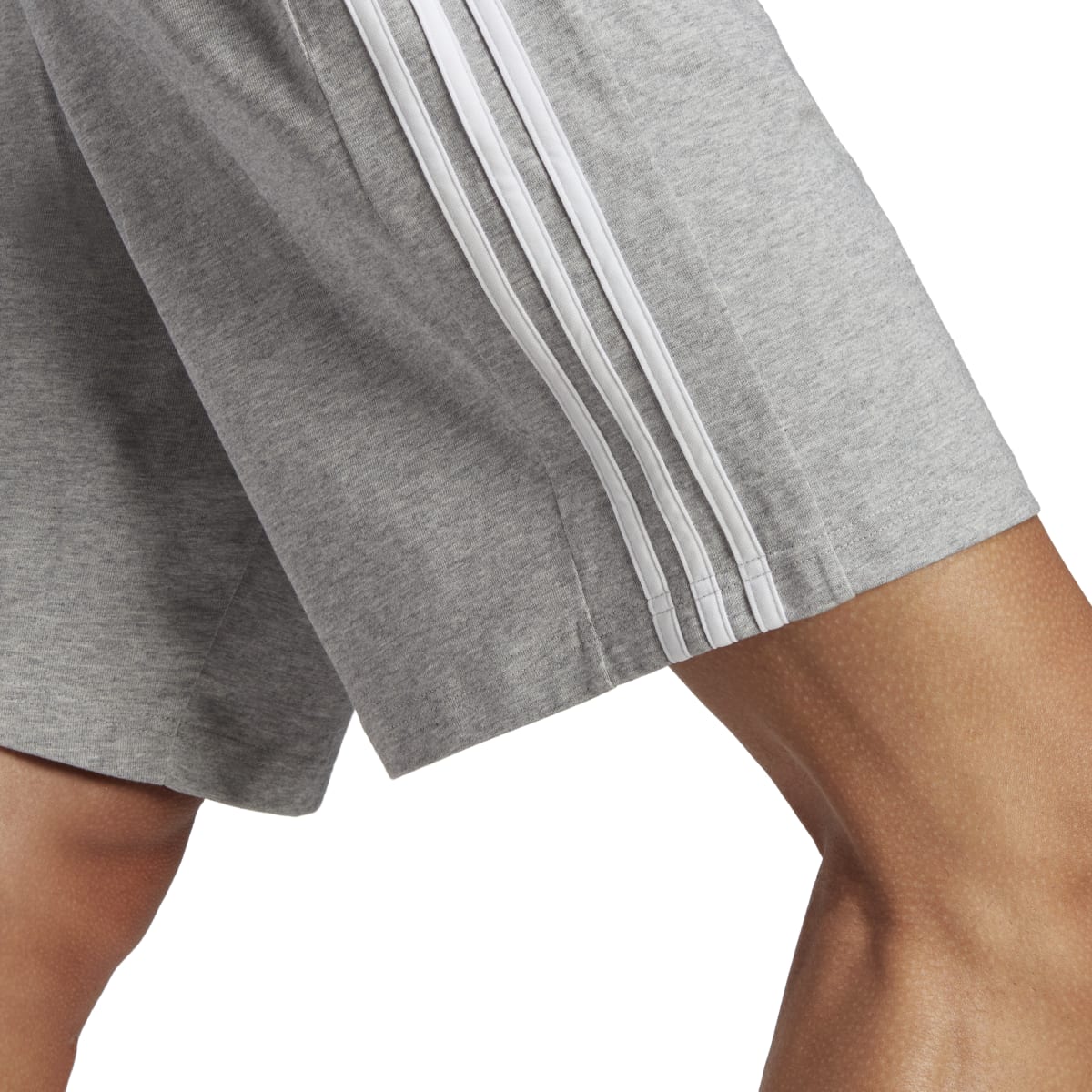 adidas Men's Essentials Single Jersey 3-Stripes Shorts Mens Apparel Shorts
