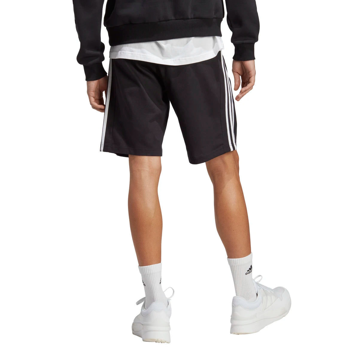 adidas Men's Essentials Single Jersey 3-Stripes Shorts Mens Apparel Shorts