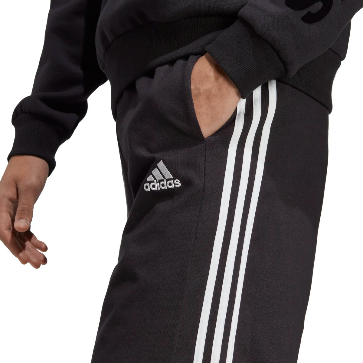 adidas Men's Essentials Single Jersey 3-Stripes Shorts-5