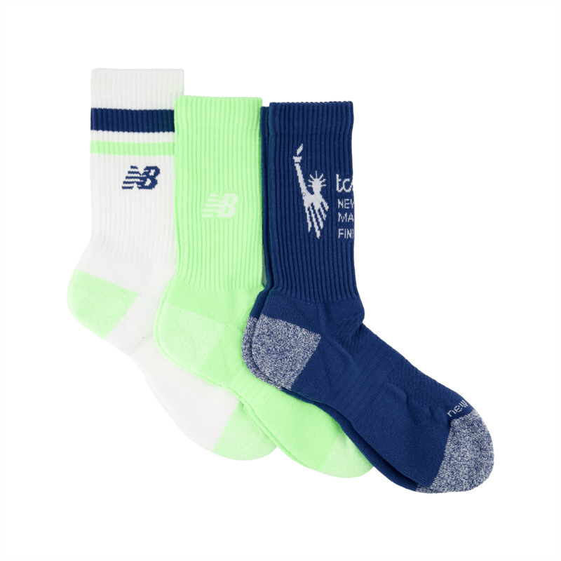 New Balance NYC Crew Lifestyle 3 Pack Unisex Accessories Socks