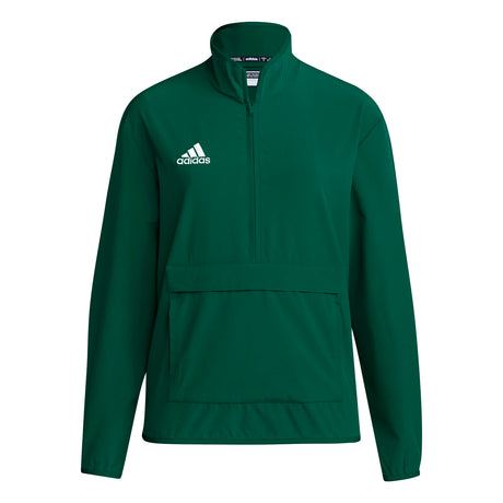 adidas Women's Coach Long Sleeve 1/4 Zip Jacket With Pocket Womens Apparel Jackets & Vests