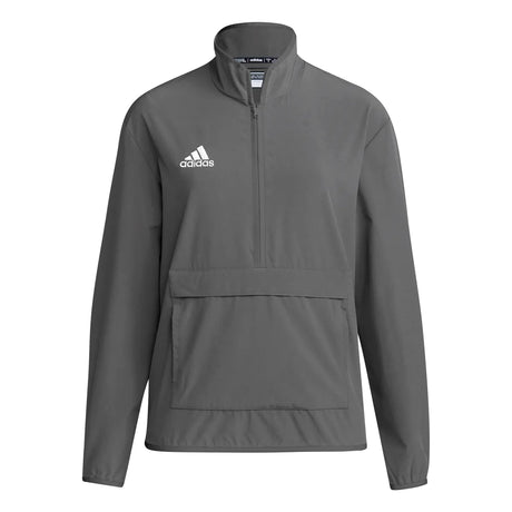 adidas Women's Coach Long Sleeve 1/4 Zip Jacket With Pocket Womens Apparel Jackets & Vests