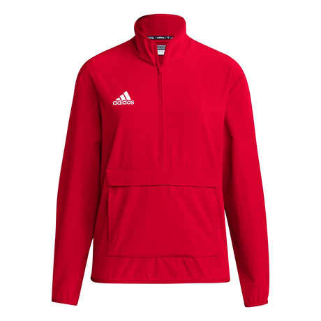 adidas Women's Coach Long Sleeve 1/4 Zip Jacket With Pocket Womens Apparel Jackets & Vests