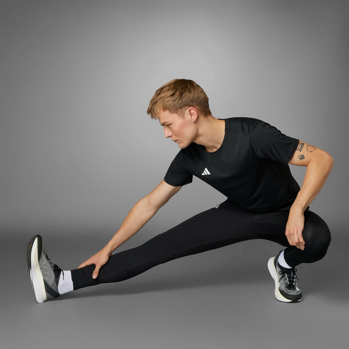 adidas Men's Adizero Essentials Long Running Tights Mens Apparel Pants & Sweatpants