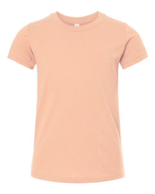 BELLA + CANVAS Youth Jersey Short Sleeve Tee BC3001Y Youth Apparel Shirts & Tops