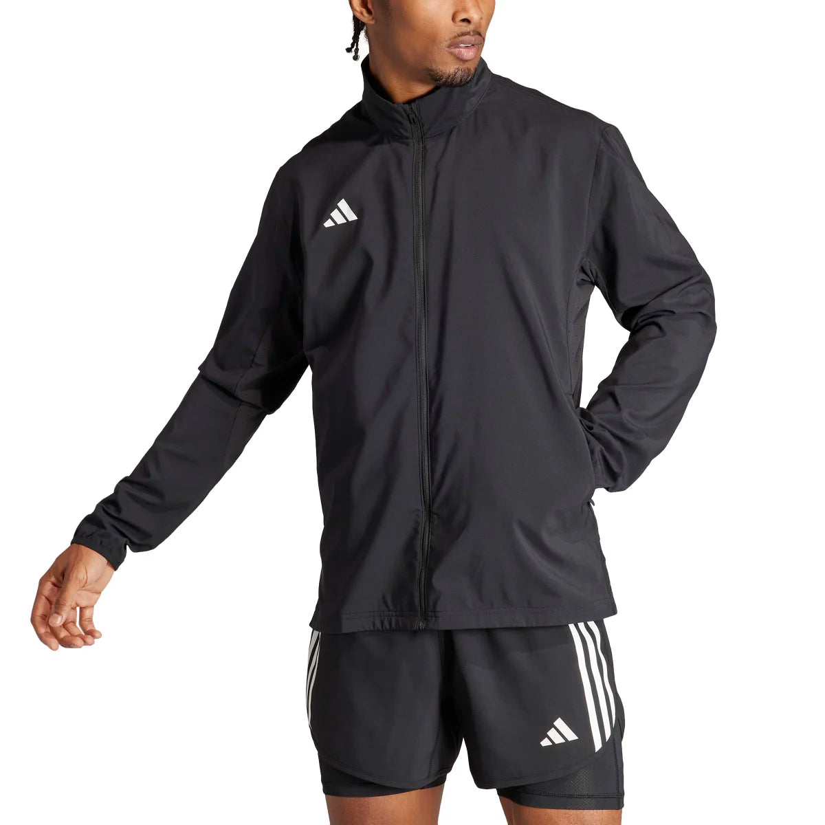 adidas Men's Adizero Essentials Running Jacket Mens Apparel Jackets & Vests