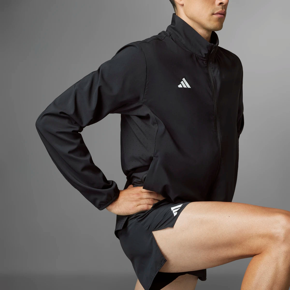 adidas Men's Adizero Essentials Running Jacket-8