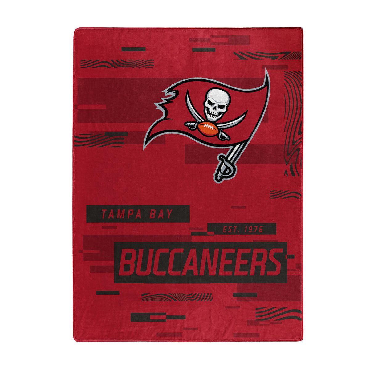 Northwest Company Tampa Bay Buccaneers Raschel Digitize Design Blanket 60x80 Fan Gear NFL Tampa Bay Buccaneers