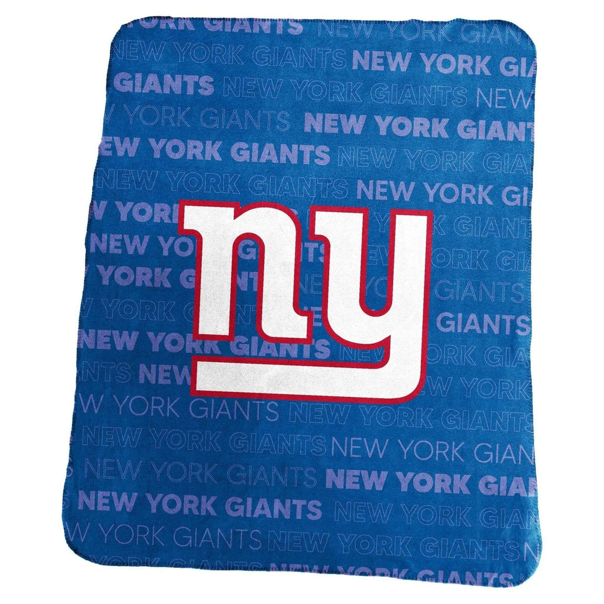 Logo Brands New York Giants Classic Fleece Blanket 50x60 Fan Gear MLB New York Giants