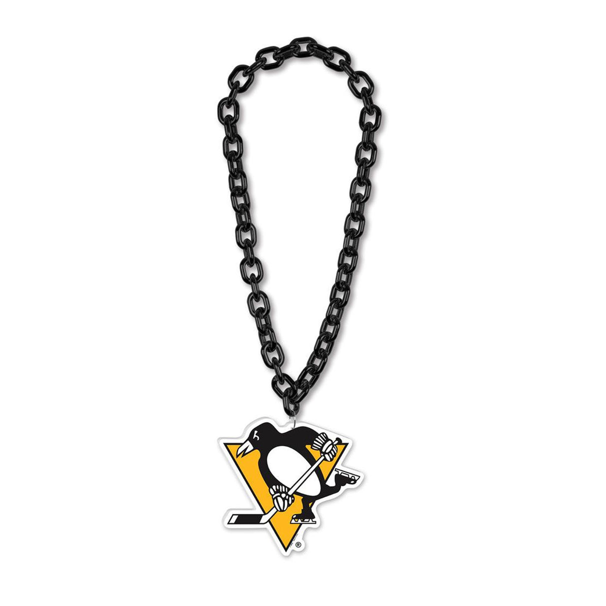 Wincraft Pittsburgh Penguins Big Chain Necklace Fan Gear NCAA Pittsburgh Penguins
