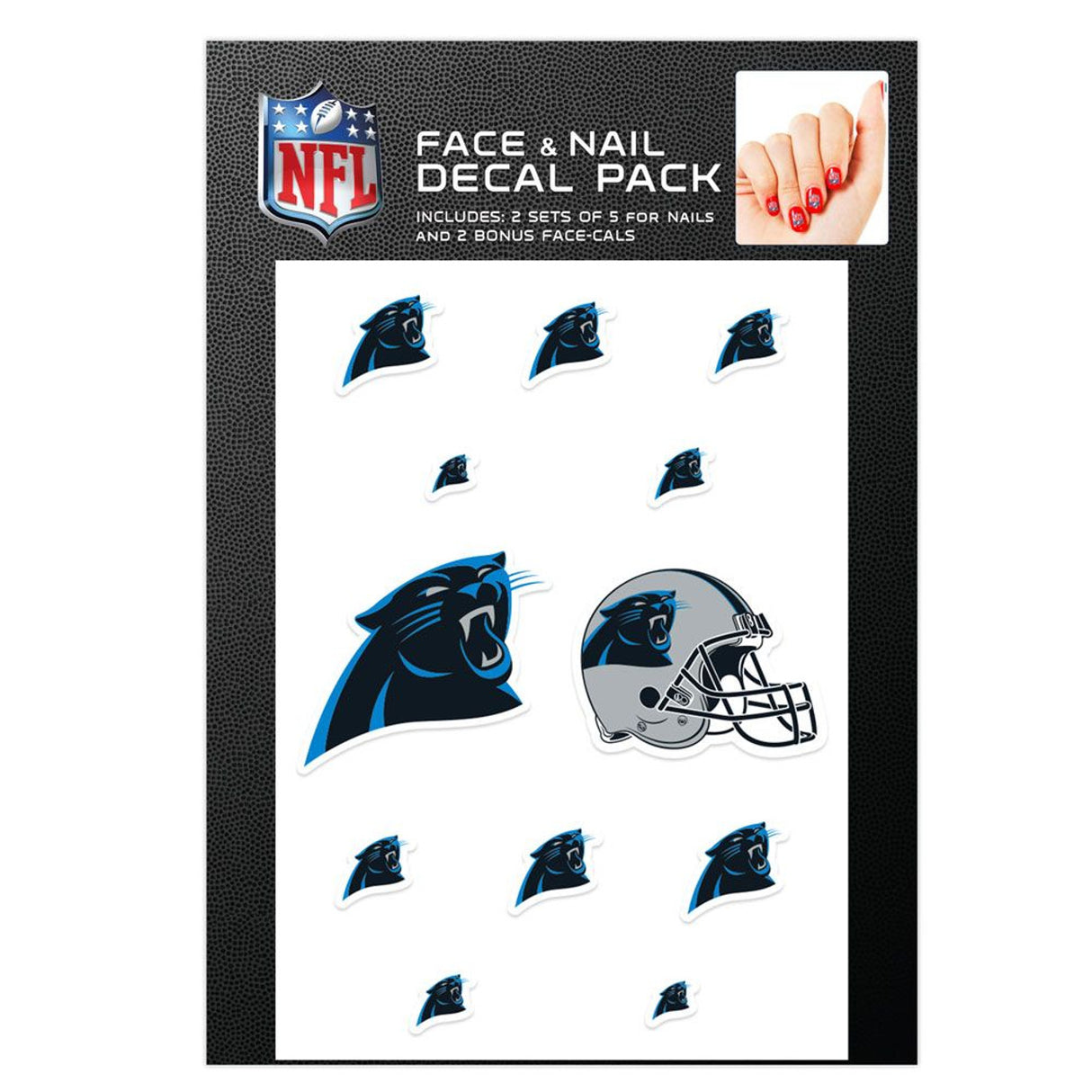 Wincraft Carolina Panthers Nail Cals Fan Gear NFL Carolina Panthers