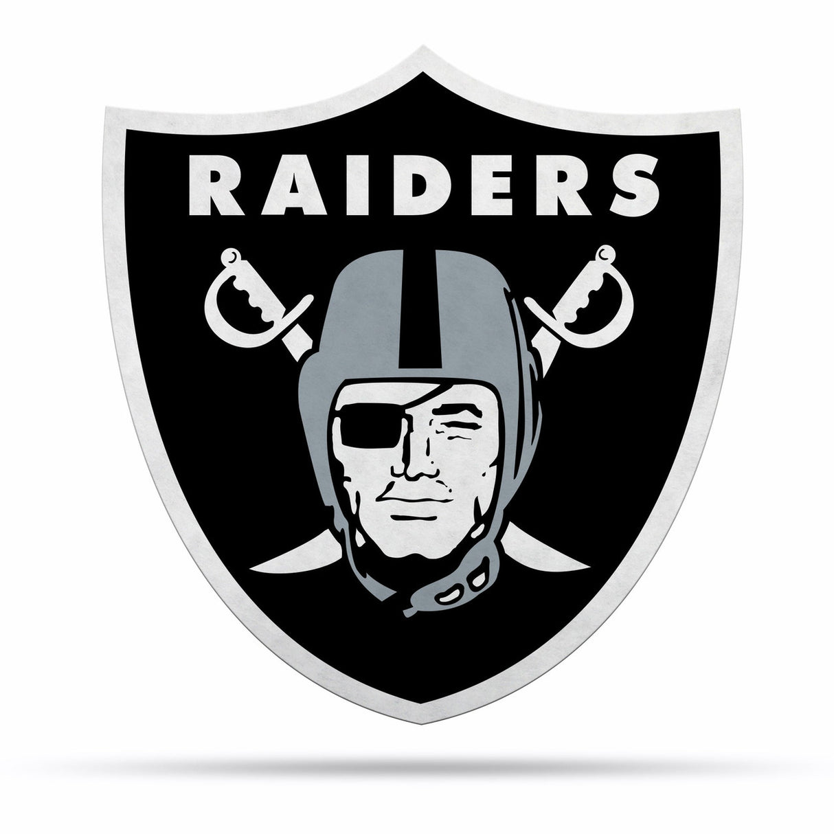 Rico Industries Las Vegas Raiders Pennant Shape Cut Logo Design Fan Gear NFL Las Vegas Raiders