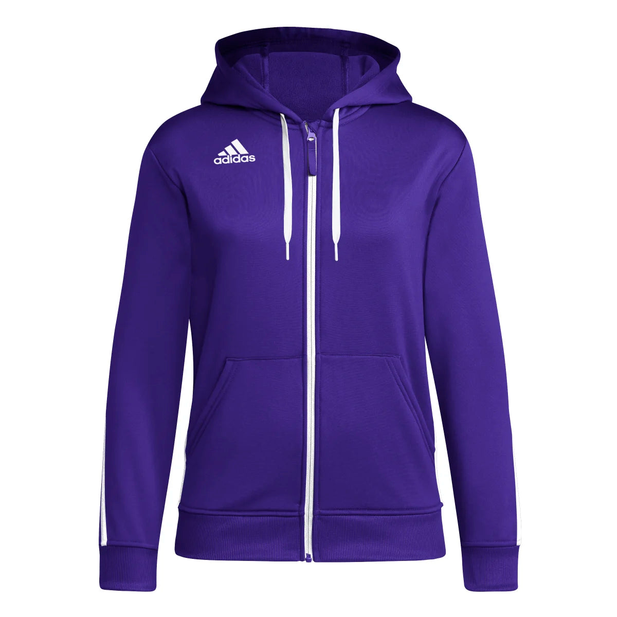 adidas Women's SLA Full Zip Hooded Training Jacket Womens Apparel Jackets & Vests
