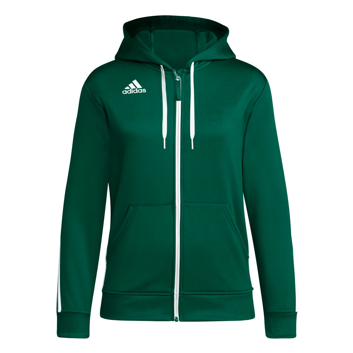 adidas Women's SLA Full Zip Hooded Training Jacket Womens Apparel Jackets & Vests