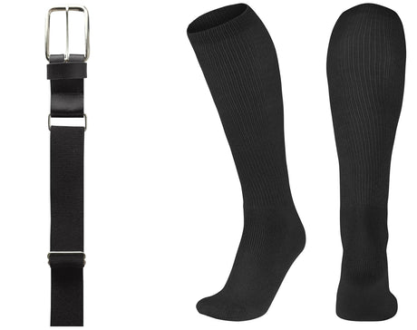 Champro MVP Baseball or Softball Belt / Sock Combo Baseball Socks & Belts All