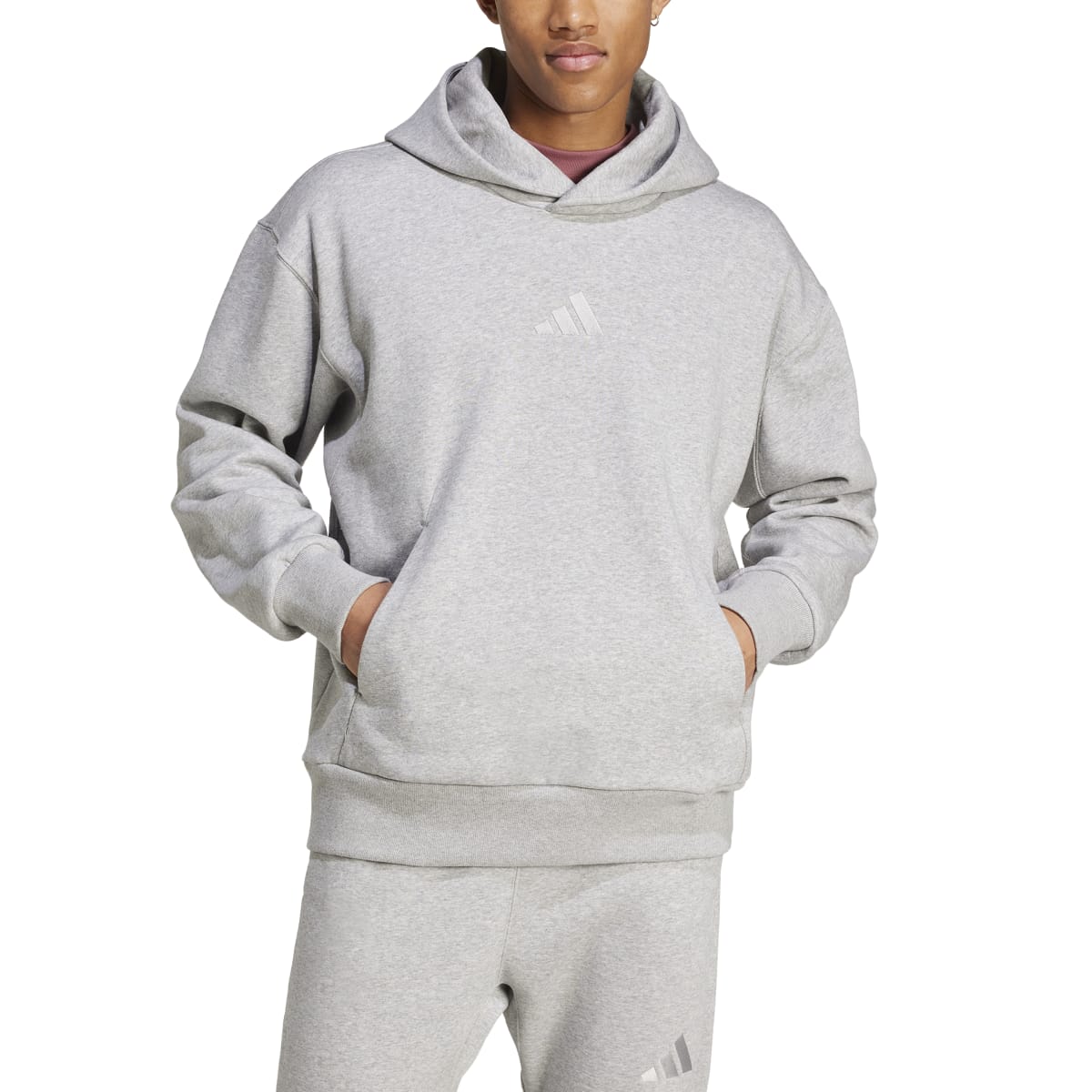 adidas Men's A SZN Fleece Hoodie Mens Apparel Sweatshirts & Fleece