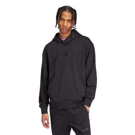 adidas Men's A SZN Fleece Hoodie Mens Apparel Sweatshirts & Fleece
