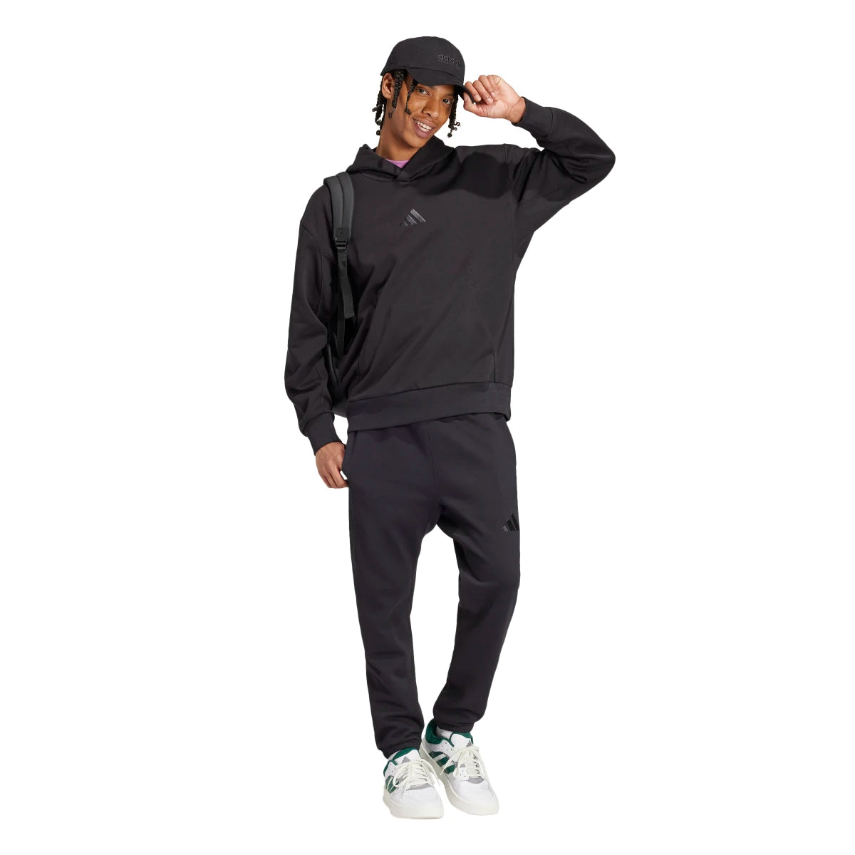 adidas Men's A SZN Fleece Hoodie Mens Apparel Sweatshirts & Fleece