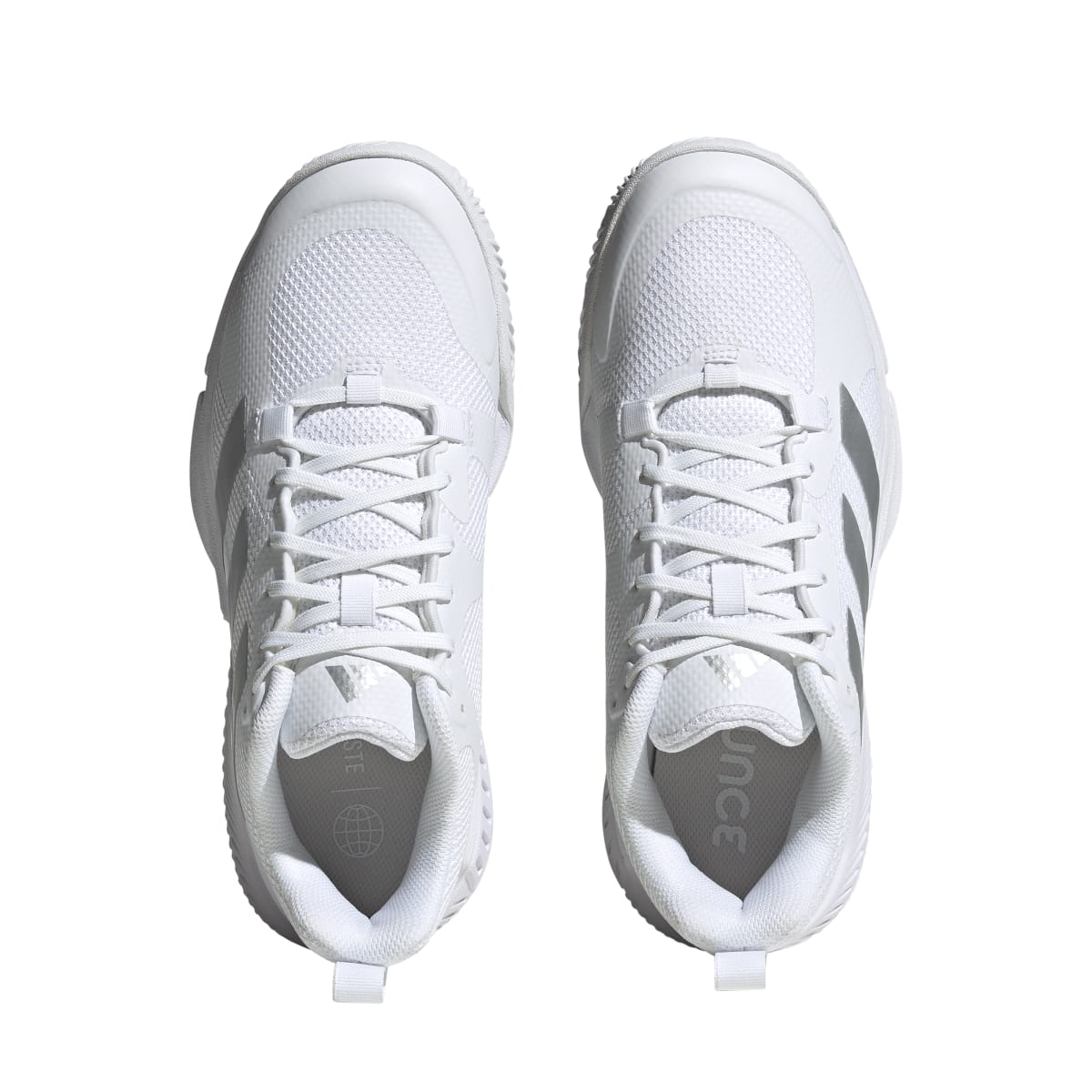 adidas Women's Court Team Bounce 2.0 Volleyball Shoes Volleyball Footwear Adult